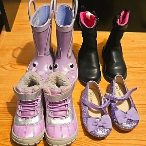 4 pairs of Toddler Size 6 Shoes